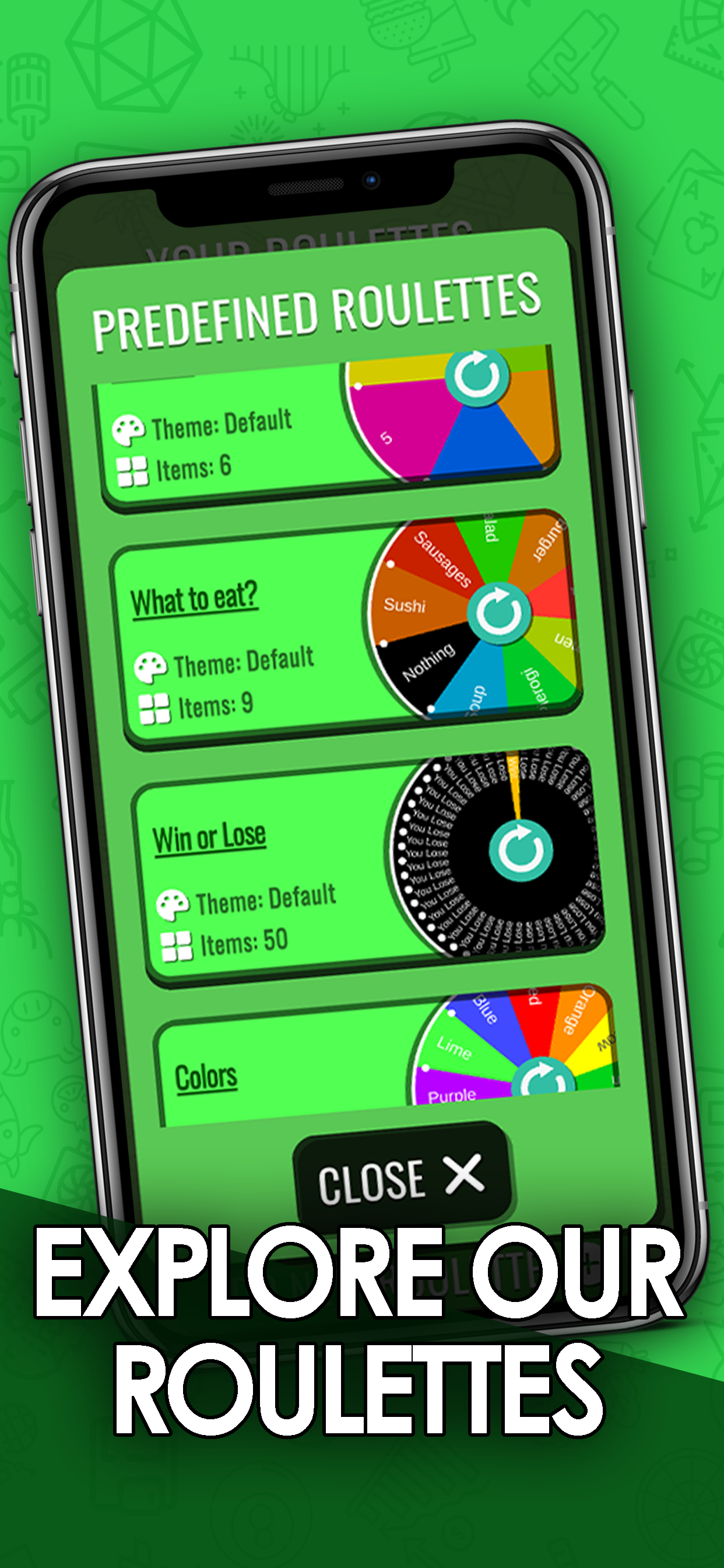 Spin The Wheel - Choose app screenshots