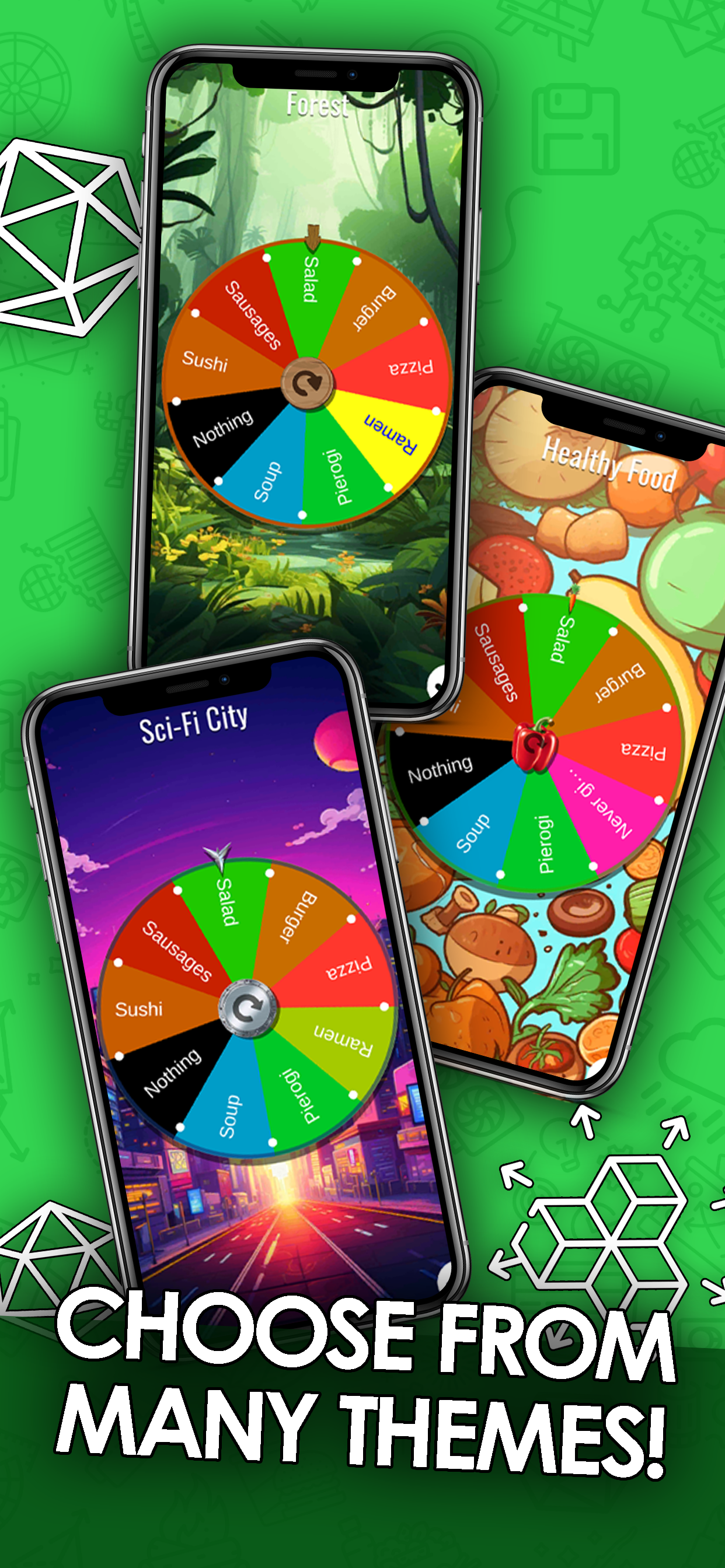 Spin The Wheel - Choose app screenshots