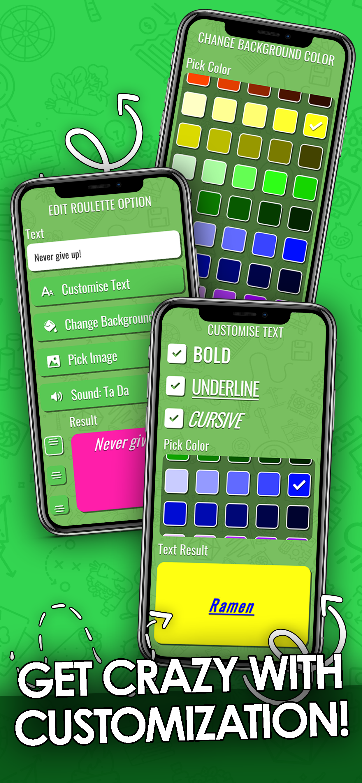 Spin The Wheel - Choose app screenshots